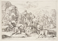 KG 14378
<br/>
Moses, het rotswonder
<br/>
<em>Ertinger, Franz (1640-1740 ca.)</em>